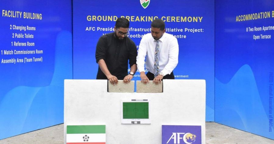 Foundation Stone Laid For The Villimale Football Training Center