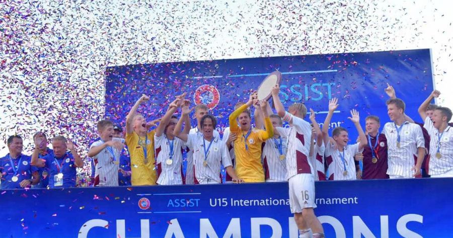 Latvia lifts the UEFA Assist International Tournament