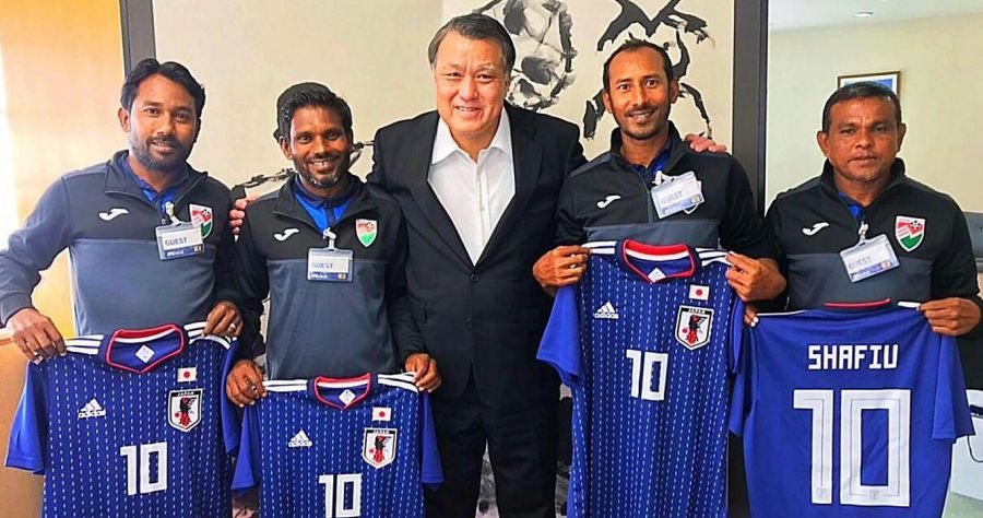 Maldives Coaches Meet With JFA President