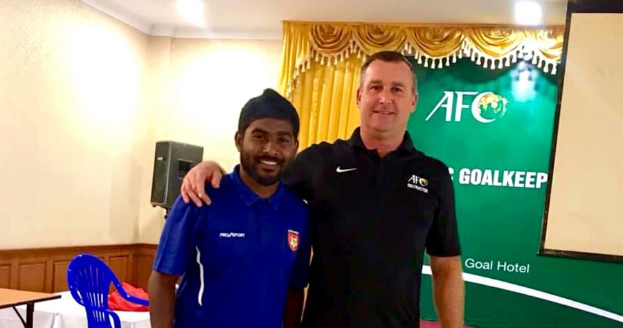 Baro In Myanmar To Do Goalkeeping Level II Course