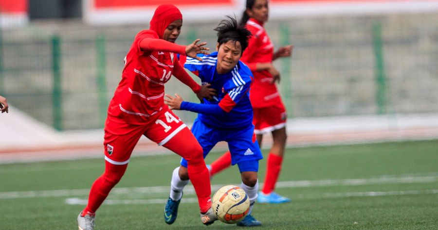 Maldives national women’s football team lost their second match played against Korea, in Asian games 2018 held in Indonesia