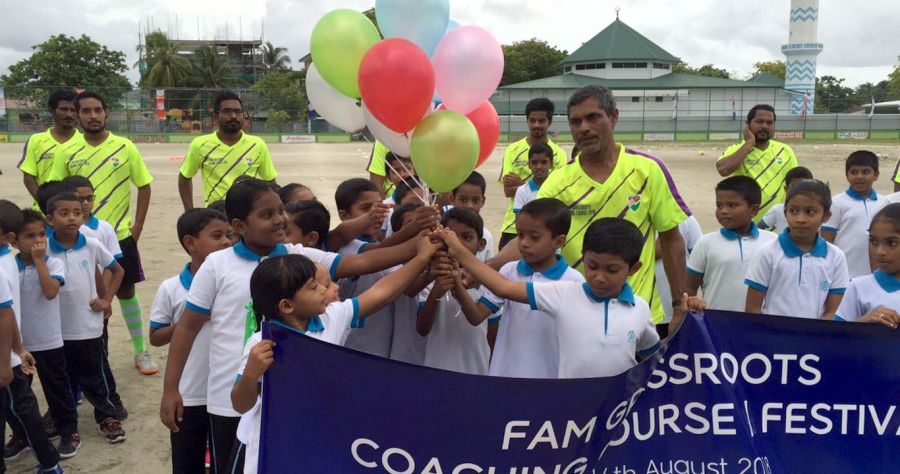 Basic coaching course held at B. Eydhafushi