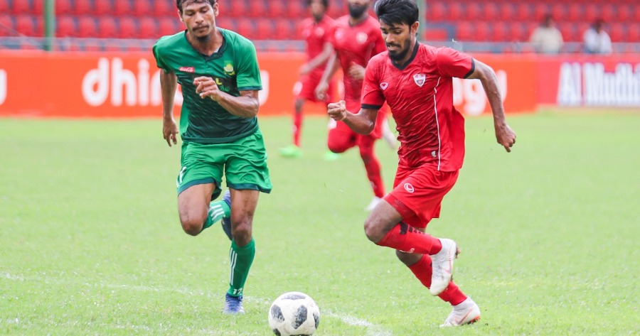 A brace for Feydhoo Ibbe as TC grab all three points from Maziya