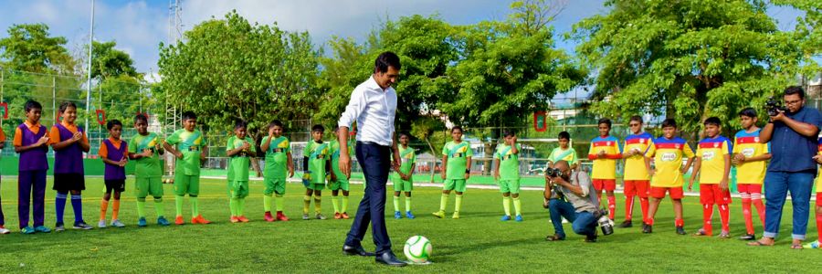 FAM OFFICIALLY OPENS THE NEWLY BUILT MINI TURF PITCH