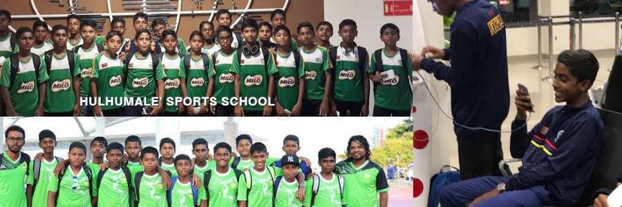 TEAMS FROM HULHUMALE' SPORTS SCHOOL, MAZIYA ACADEMY AND ETFA ARRIVES IN SRI LANKA FOR THE U-15 INTERNATIONAL TOURNAMENT